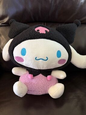 Sanrio Kuromi Plush in Black, White, Pink